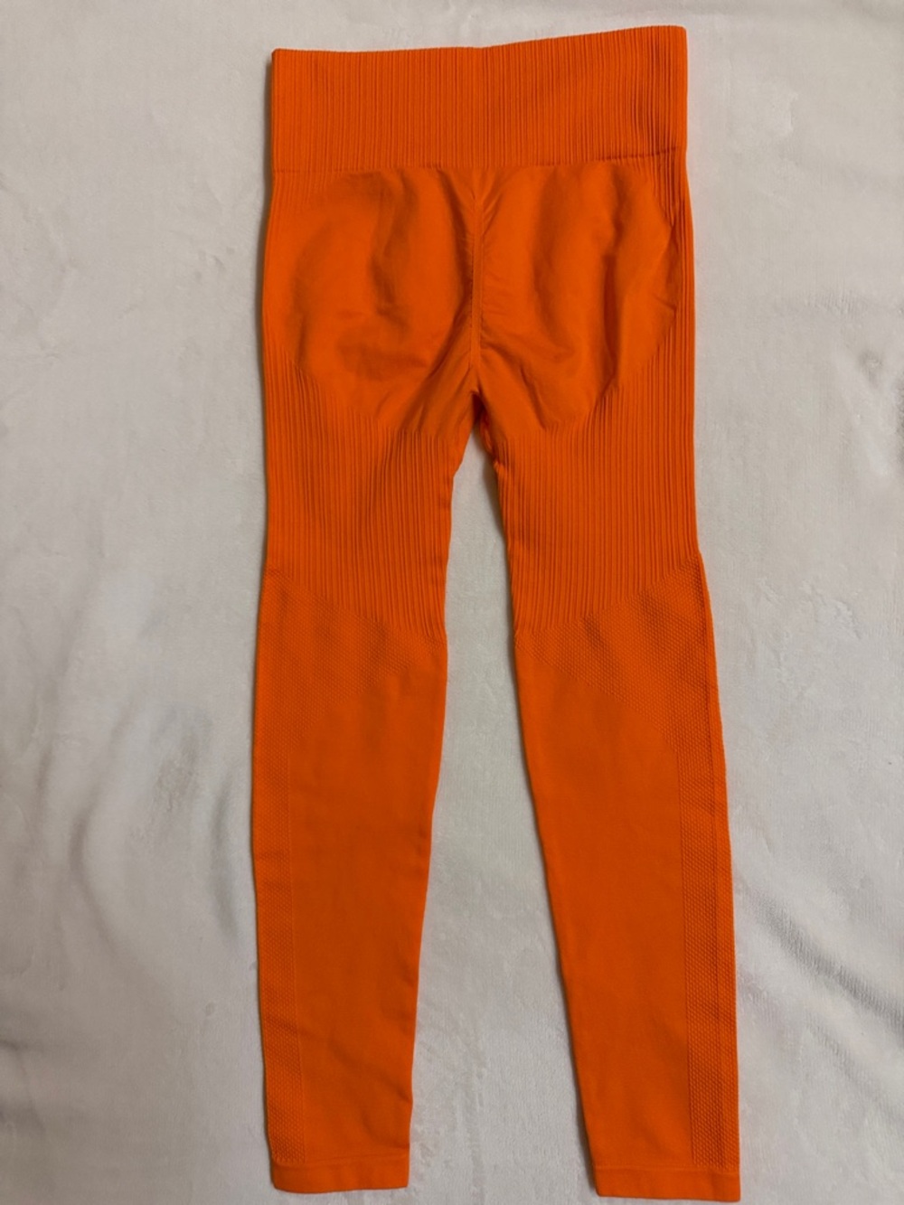 Bright Orange Seamless Leggings - Picture 3 of 6